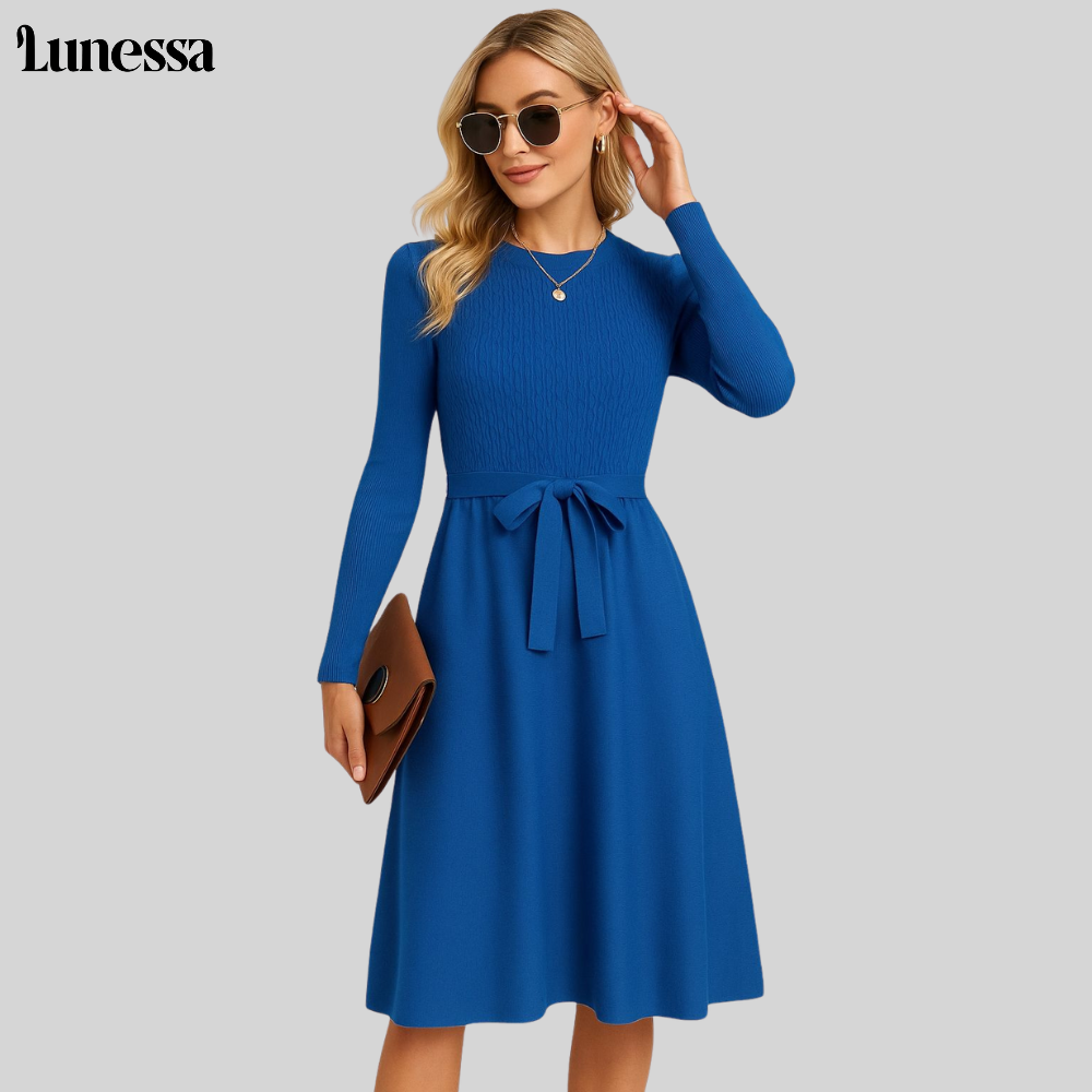 Lunessa™ Celina Knopf-Strickkleid