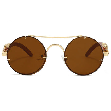 Lunessa™ RetroLux Sonnenbrille – Goldcoffee
