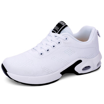 Cross-border popular four seasons mesh fashionable sports ultra-light women's shoes fashionable flying woven casual running shoes Jinjiang cold glue