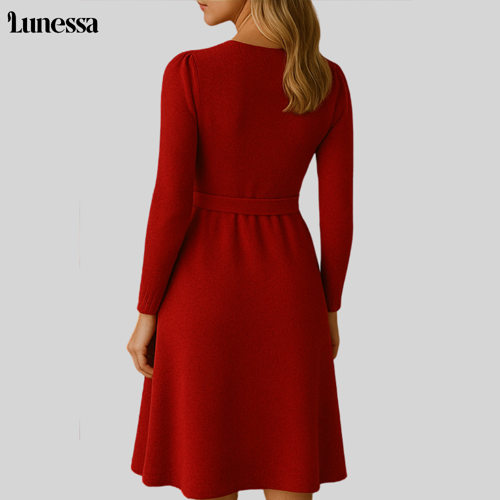 Lunessa™ Celina Knopf-Strickkleid