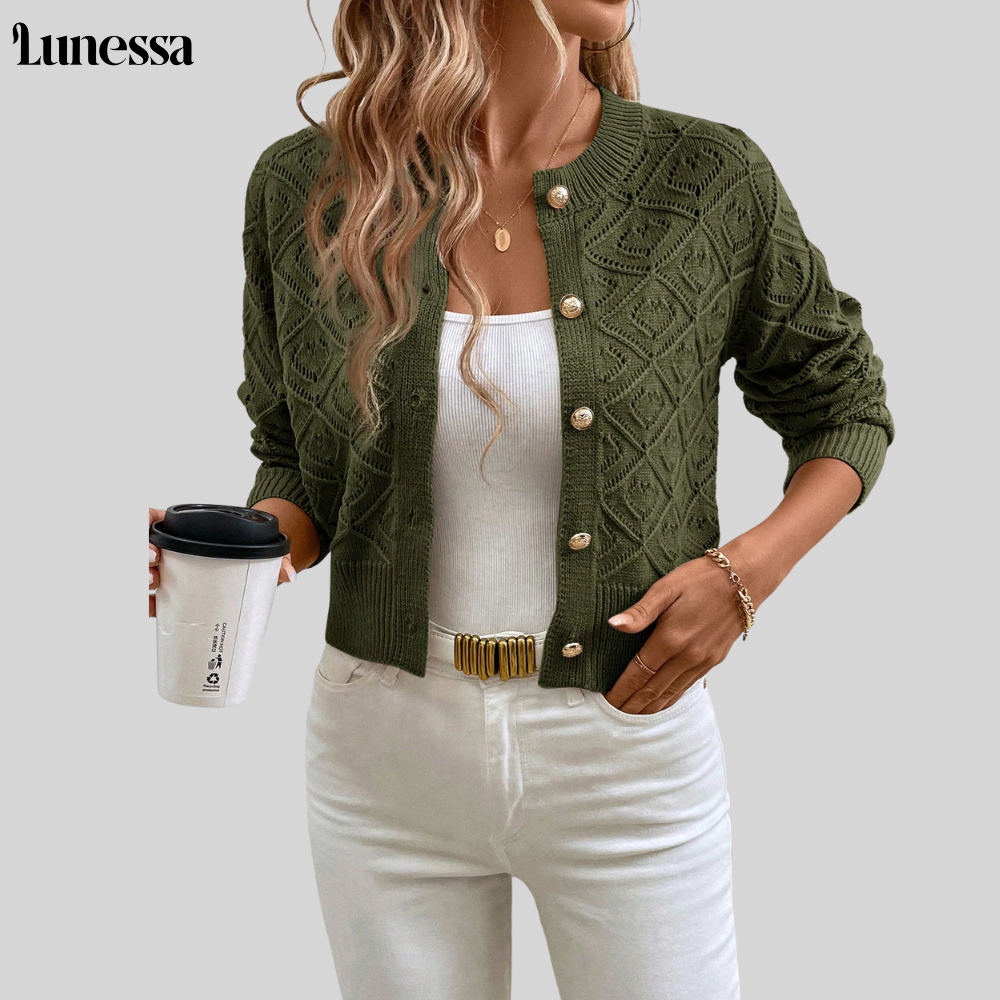 Lunessa™ Emilia Cardigan – Eleganz im Detail