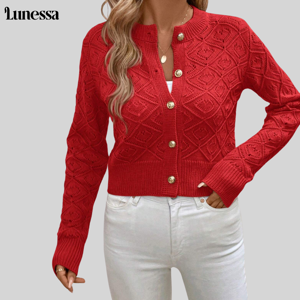 Lunessa™ Emilia Cardigan – Eleganz im Detail