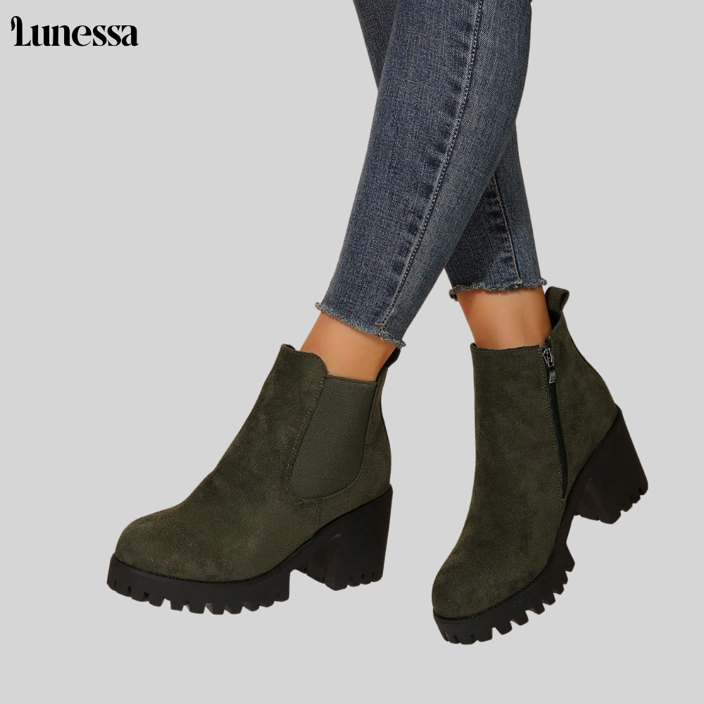 Lunessa™ Milano Chunky Boots – Stil & Komfort vereint