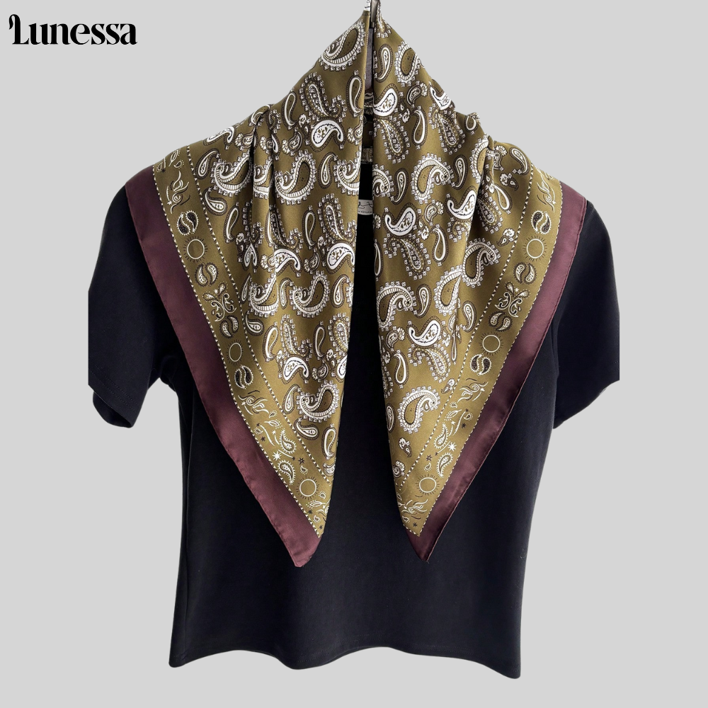 Lunessa™ Seiden-Printschal – Vielseitige Eleganz für jeden Anlass