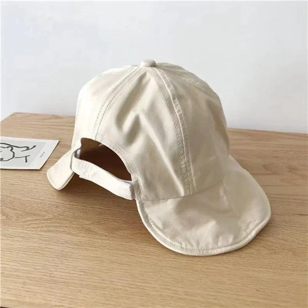 SommerCap – Faltbarer Sonnenhut mit Pferdeschwanz-Öffnung