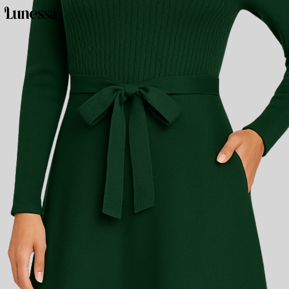 Lunessa™ Celina Knopf-Strickkleid