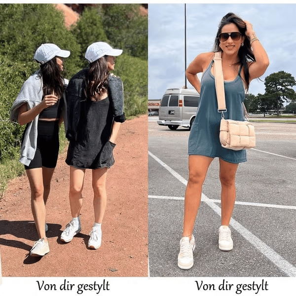 Sommerliches ärmelloses Minikleid für Frauen (Enthält einen Jumpsuit)