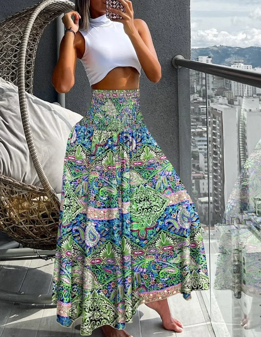 🌸 Nur Heute: 50% Rabatt – Rock, der Blicke fängt! Verliebe dich in den Floraltraum mit hoher Taille, der jede Bewegung zur Szene macht. Leicht. Luftig. Unverschämt feminin.