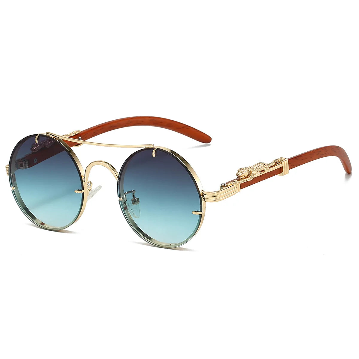 Lunessa™ RetroLux Sonnenbrille – Goldcoffee