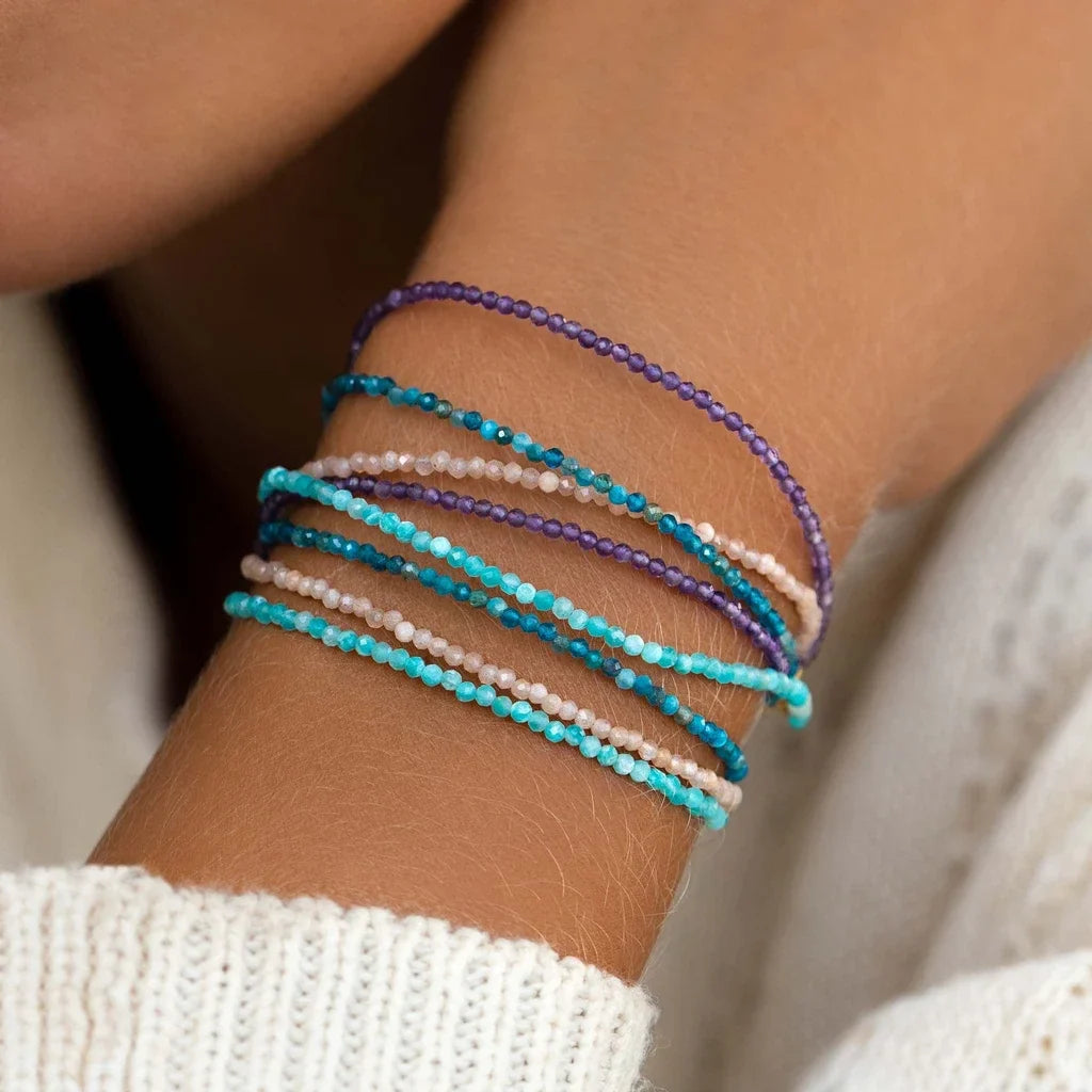 Boho-Lue-Set, Armband + Badeanzug