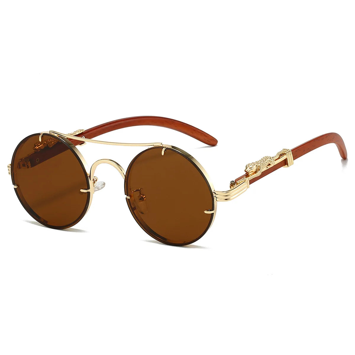 Lunessa™ RetroLux Sonnenbrille – Goldcoffee