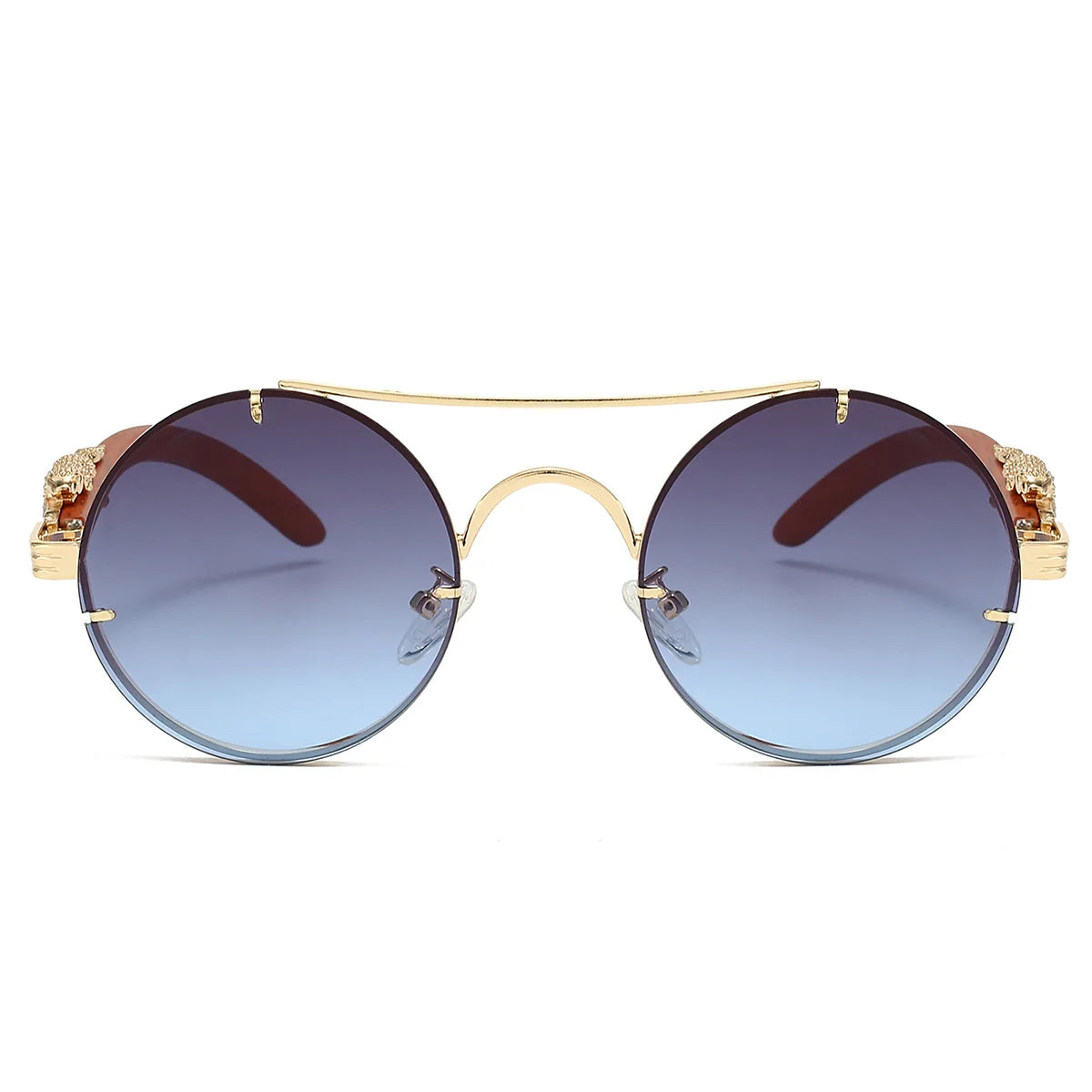 Lunessa™ RetroLux Sonnenbrille – Goldcoffee