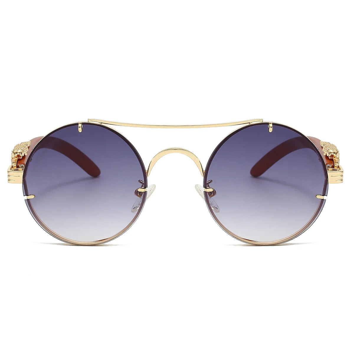 Lunessa™ RetroLux Sonnenbrille – Goldcoffee
