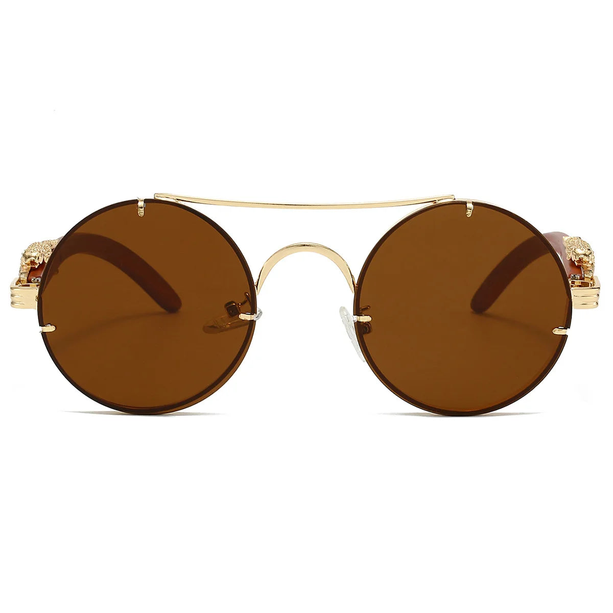 Lunessa™ RetroLux Sonnenbrille – Goldcoffee