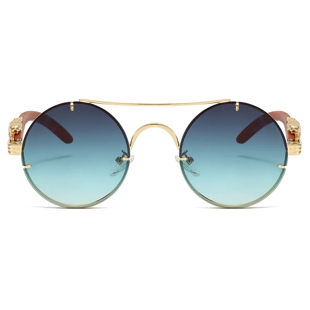 Lunessa™ RetroLux Sonnenbrille – Goldcoffee