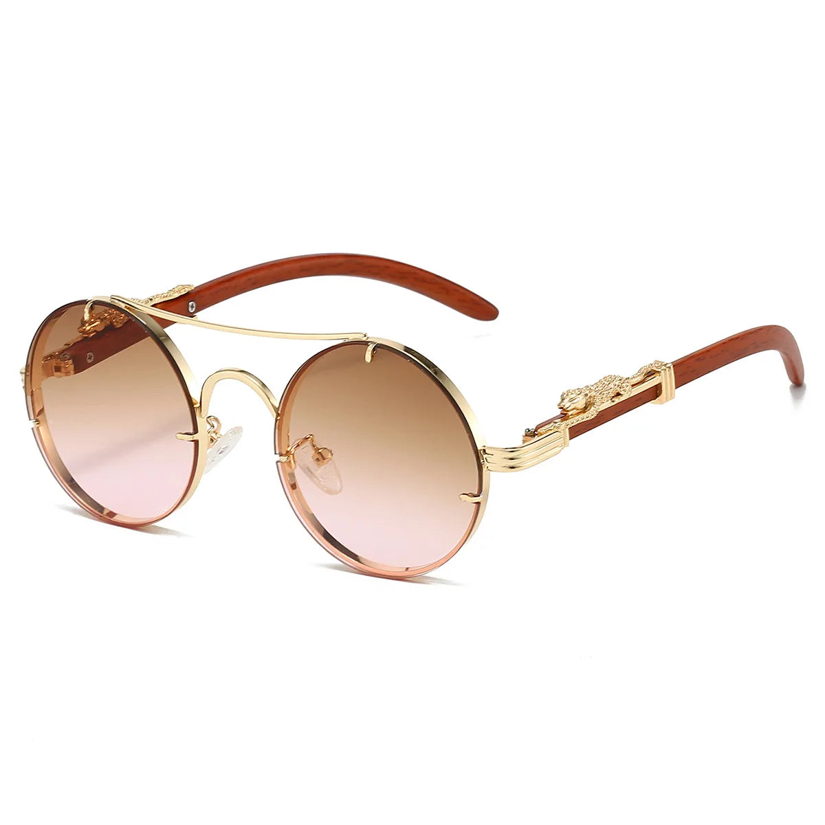 Lunessa™ RetroLux Sonnenbrille – Goldcoffee