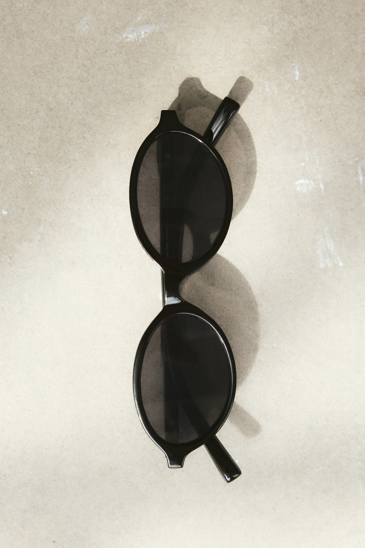 Sonnenbrille Oval Noir