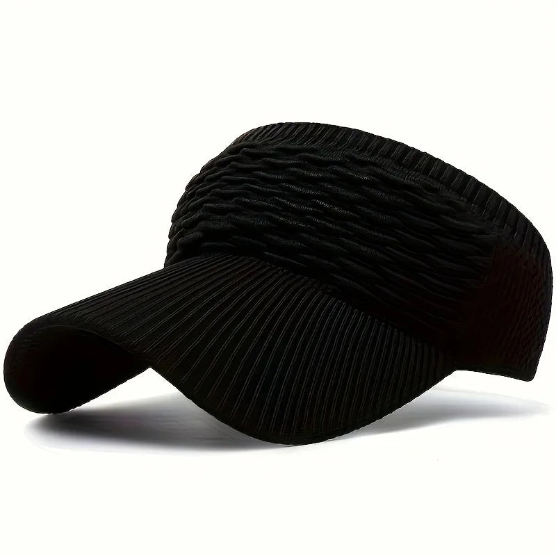 SommerWave Visor – Leichte Strick-Sonnenkappe