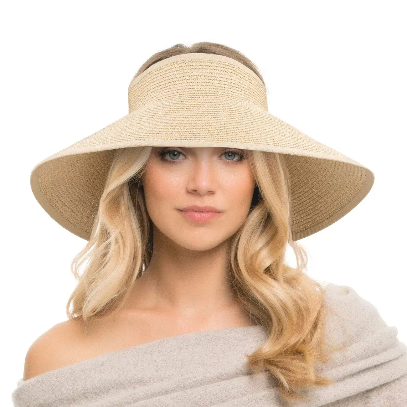 SonnenVisor – Faltbarer Strohhut mit UV-Schutz