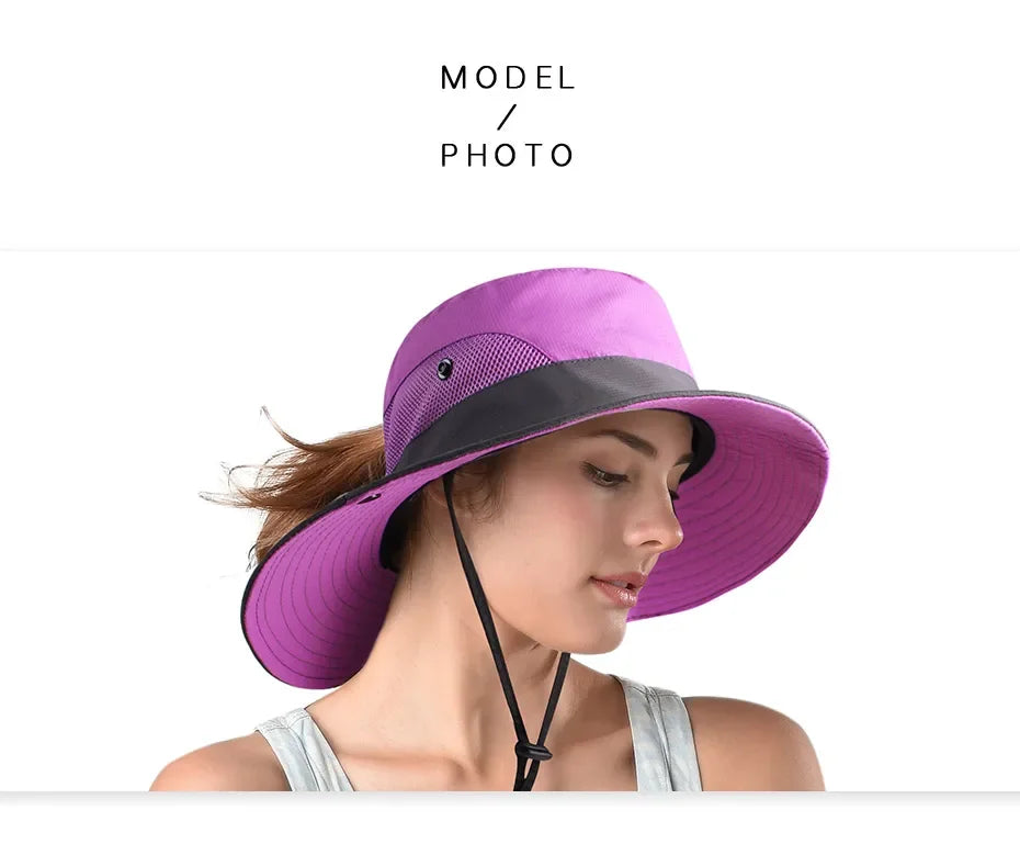 ☀️ Faltbarer Sonnenhut mit 360° UV-Schutz – Leicht, stilvoll, immer dabei!