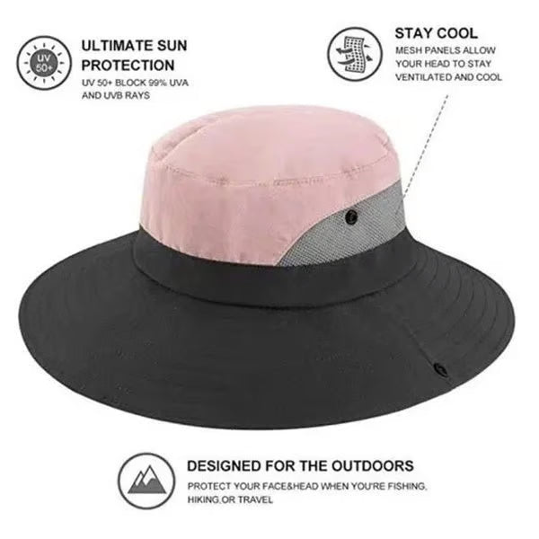 ☀️ Faltbarer Sonnenhut mit 360° UV-Schutz – Leicht, stilvoll, immer dabei!